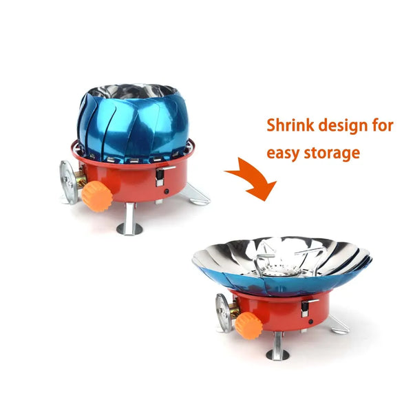 Portable Stainless Steel Gas Stove for Outdoor Camping