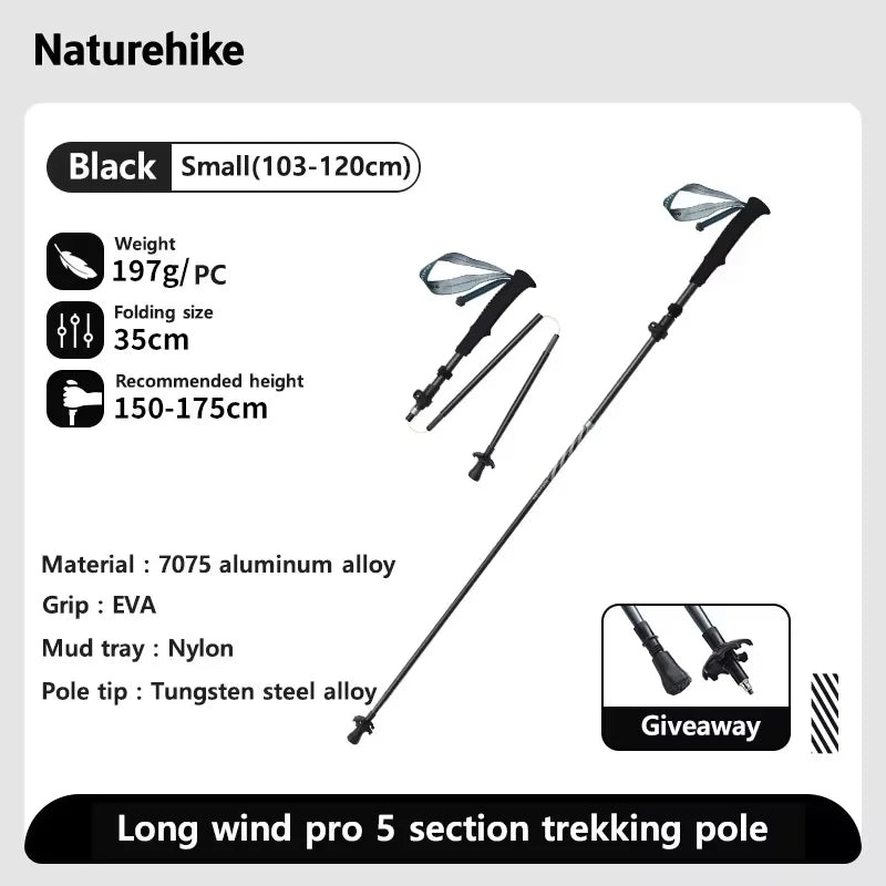 Long Wind Trekking Poles