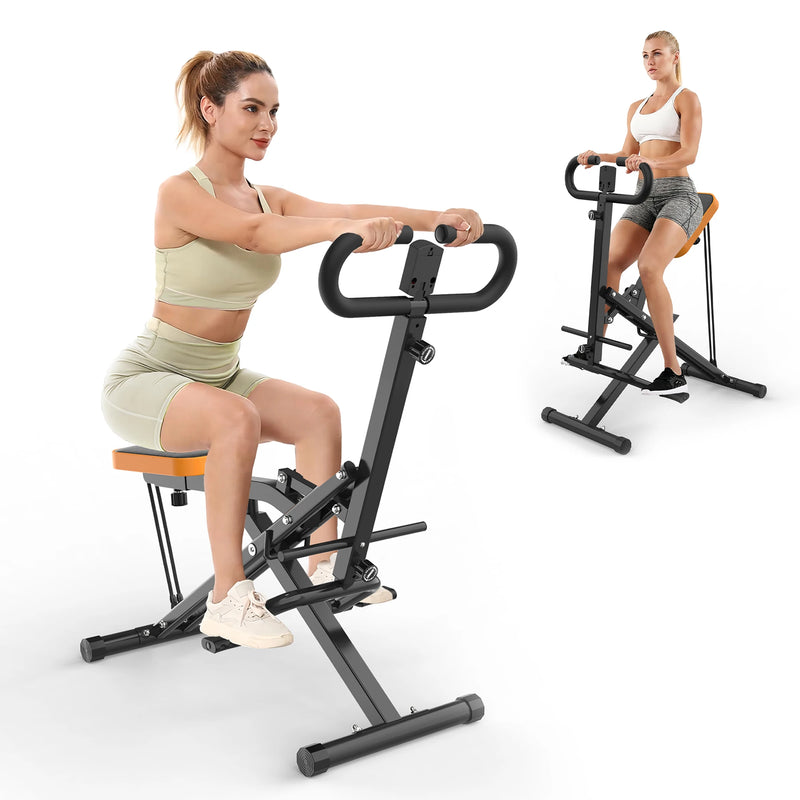 2 in 1 Squat Rowing Machine