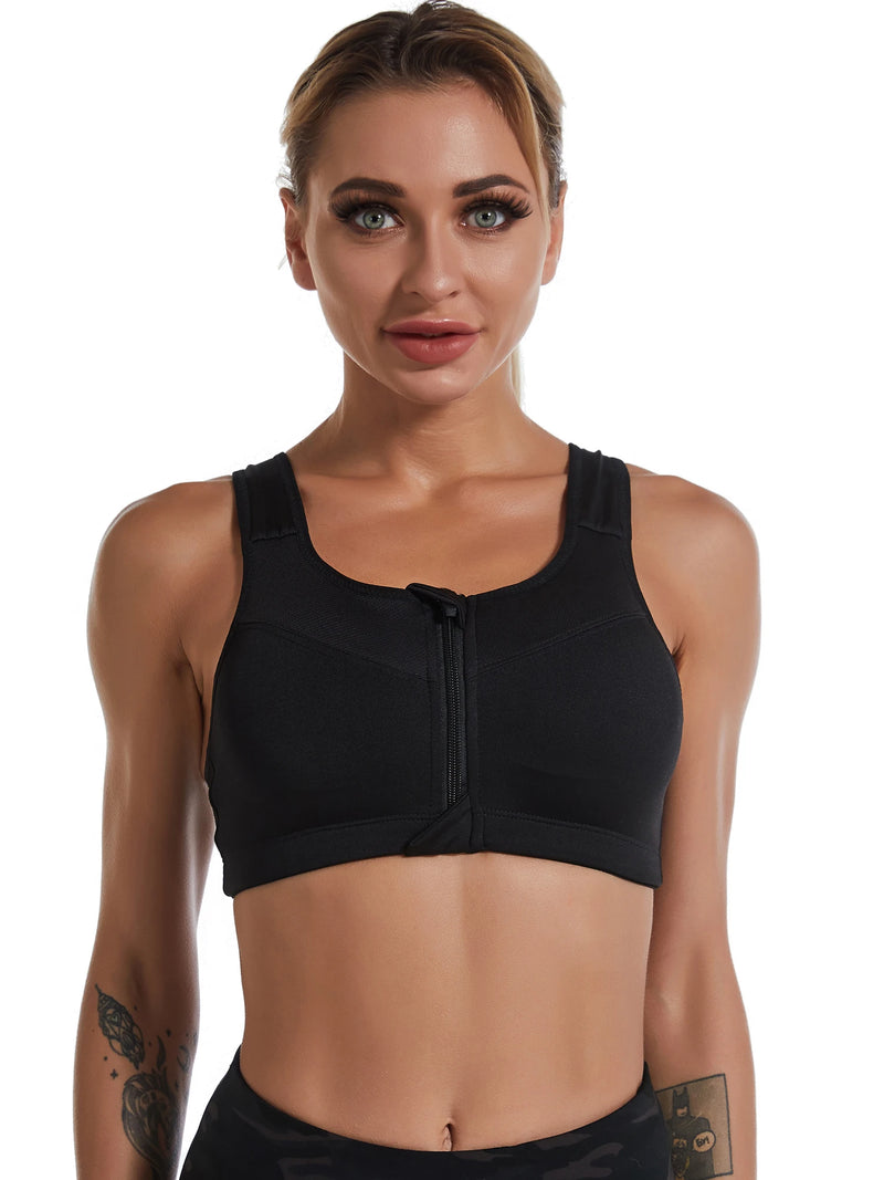 High Impact Double-layer Outer Underwire Sports Bra