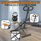 2 in 1 Squat Rowing Machine