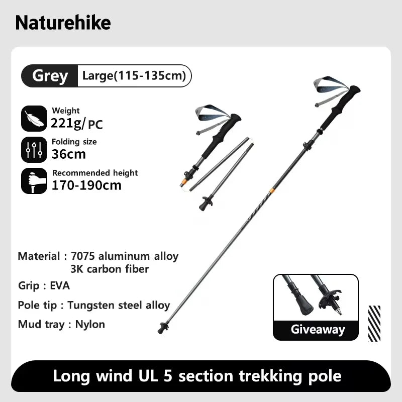 Long Wind Trekking Poles