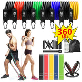 Fitness Exercises Resistance Bands Set