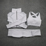 3PCS Seamless Yoga Sets