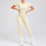 Yoga Jumpsuits Sports Fitness Hip-lifting Backless Short