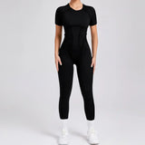 Yoga Jumpsuits Sports Fitness Hip-lifting Backless Short