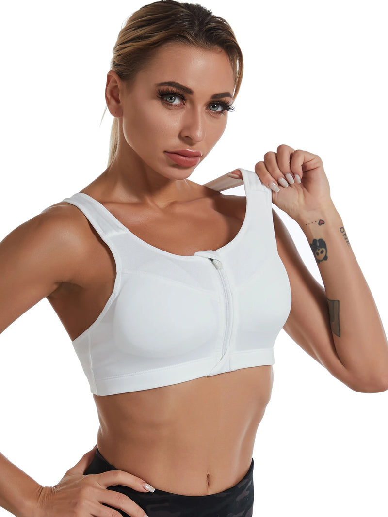 High Impact Double-layer Outer Underwire Sports Bra