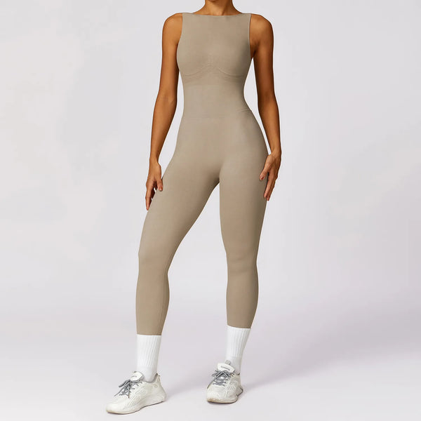 One Piece Women's Tracksuit Fitness Workout Rompers