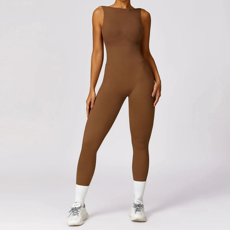 One Piece Women's Tracksuit Fitness Workout Rompers