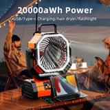 Portable Camping Fan Rechargeable