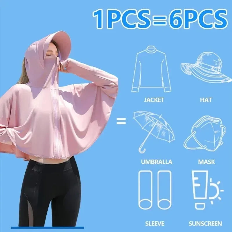 Women Sunscreen Hoodie