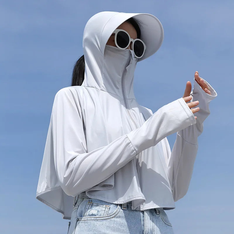 Women Sunscreen Hoodie