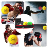 Boxing Reflex Ball Headband Set