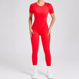 Yoga Jumpsuits Sports Fitness Hip-lifting Backless Short