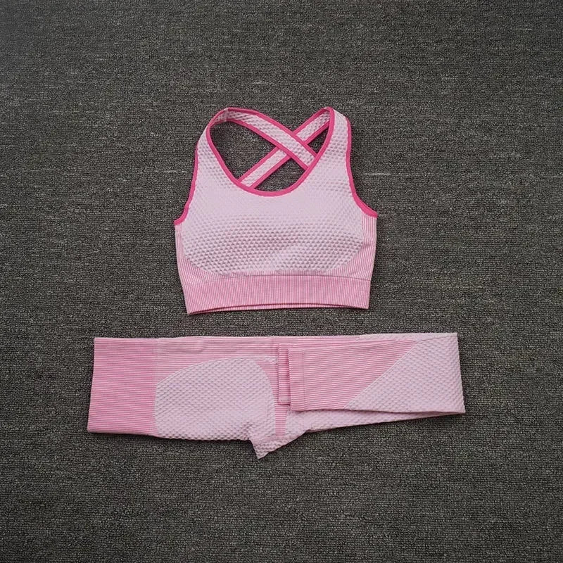 3PCS Seamless Yoga Sets