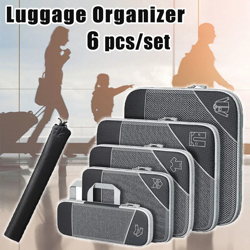 6Pcs Set Travel Storage Organizer