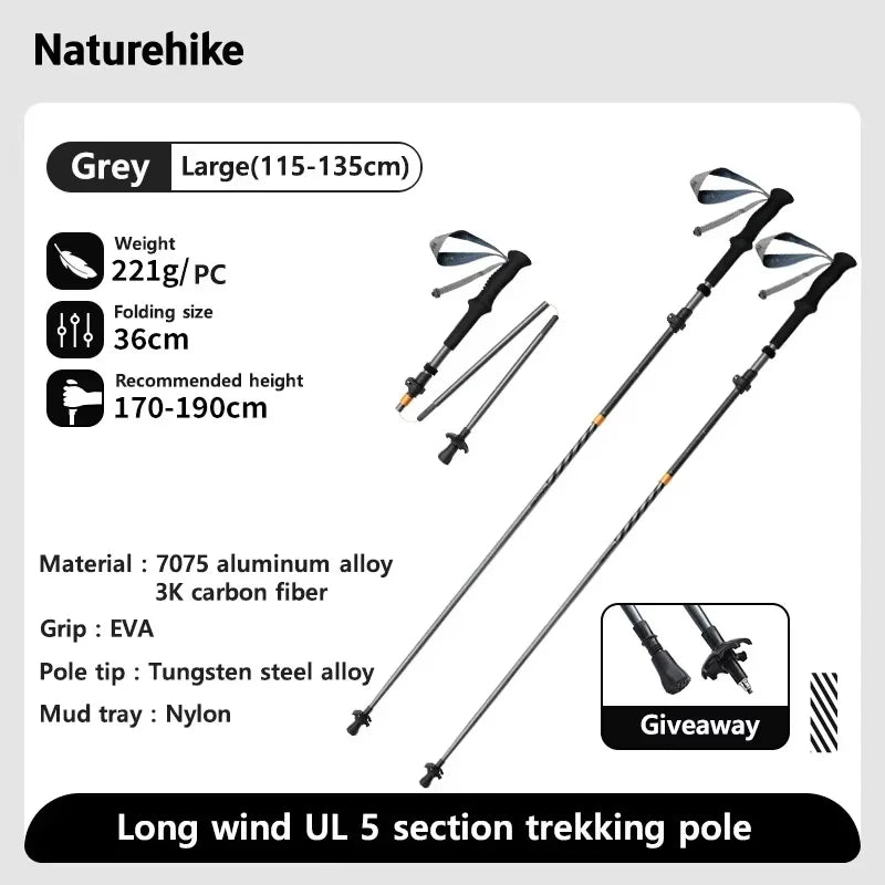 Long Wind Trekking Poles