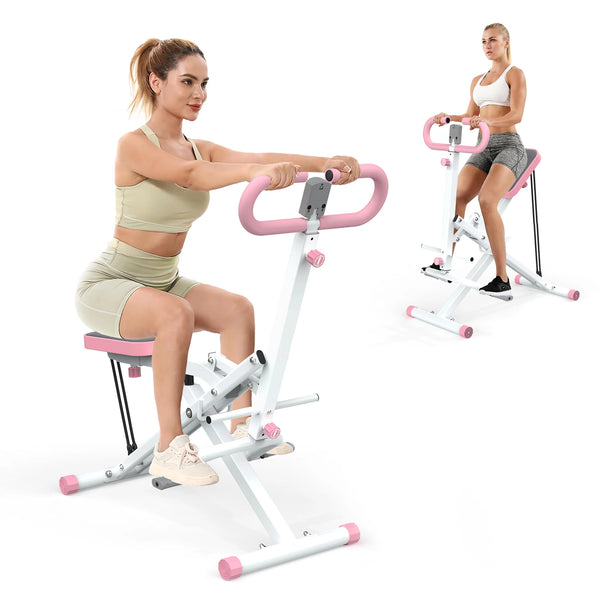 2 in 1 Squat Rowing Machine