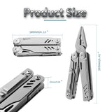 Stainless Steel Multi-Tool Pocket Knife Pliers