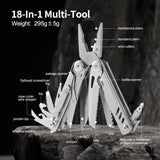 Stainless Steel Multi-Tool Pocket Knife Pliers